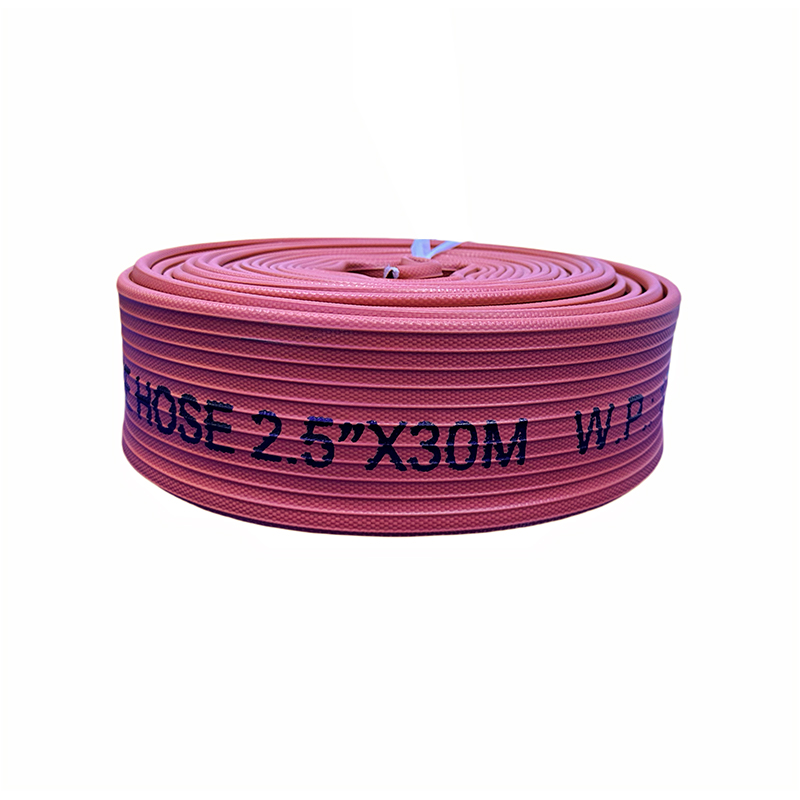 Manguera plana de caucho natural: resistente a la intemperie y a la abrasión para exteriores